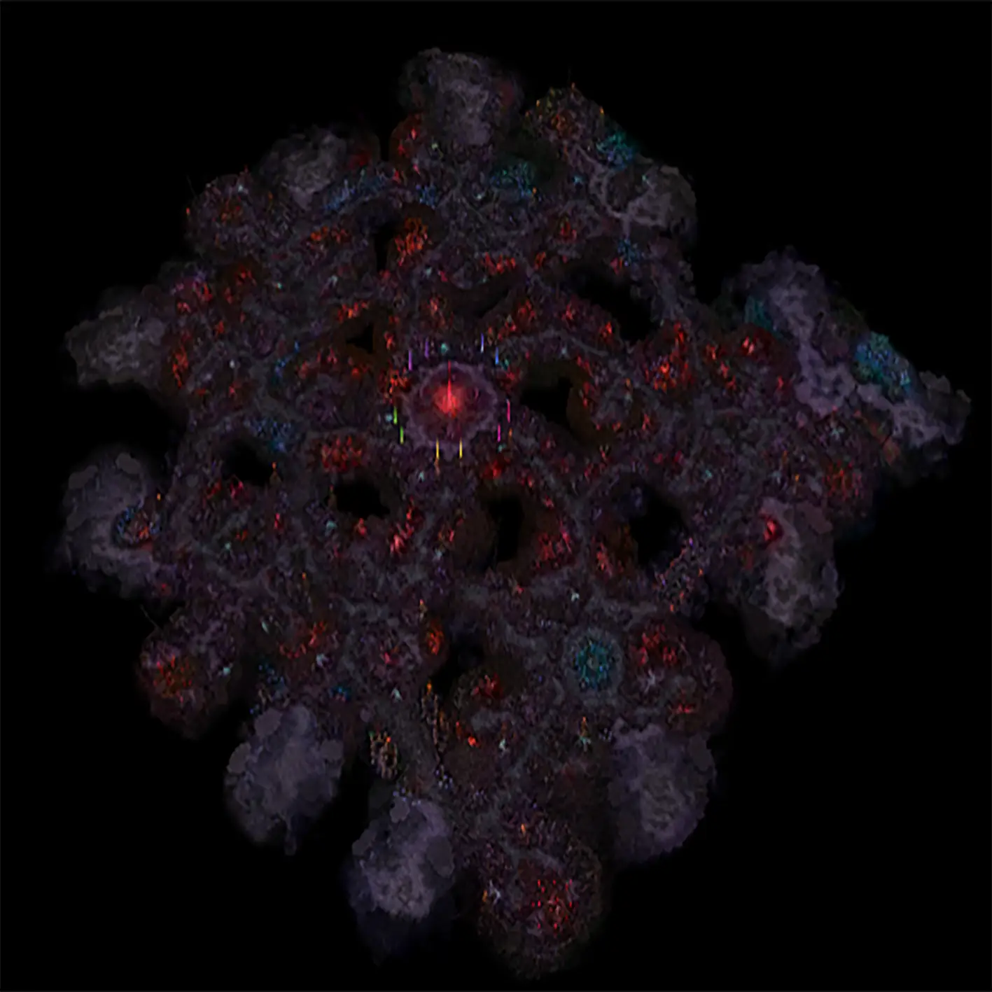 Twisted Karutan 3D map